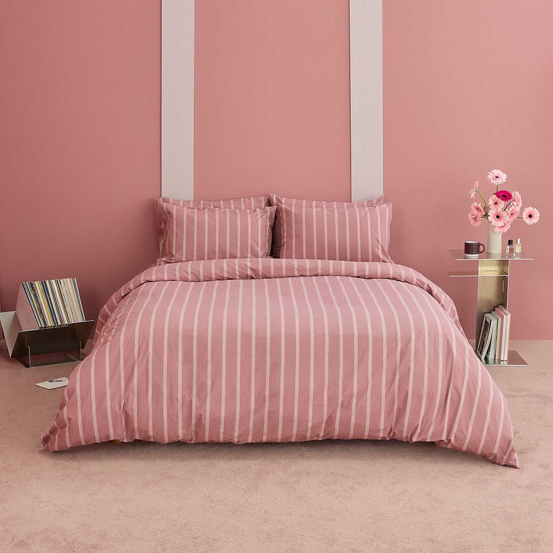 HOMMEY. Quilt Cover Dusty Pink
